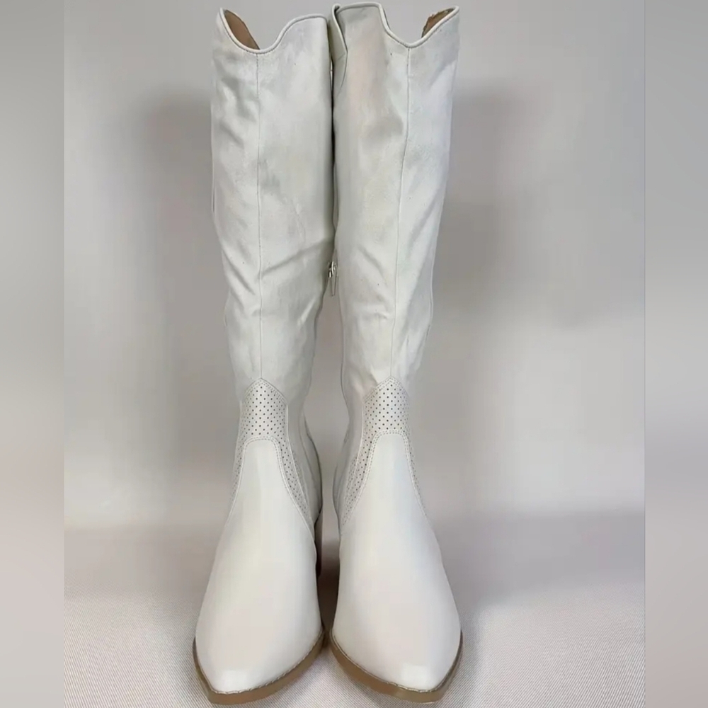 Western Knee-High Boots Sz 9 - Picture 3 of 4